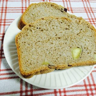 ホクホク☆さつまいもときな粉香るブラン食パン